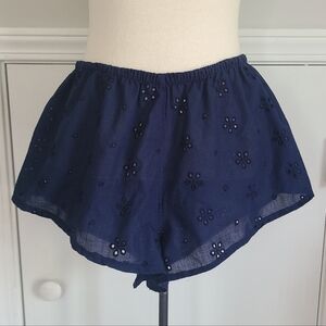 Victoria’s Secret Eyelet Shorts M Fairy Flutter Shorties Country Festival Pajama